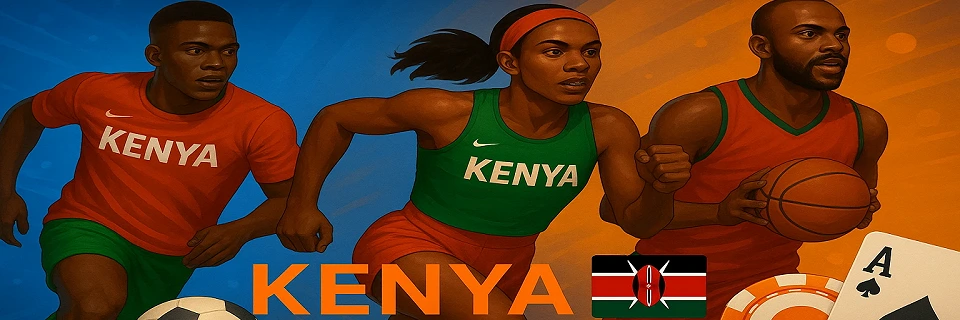 Kenyan sports betting with football matches and live odds display